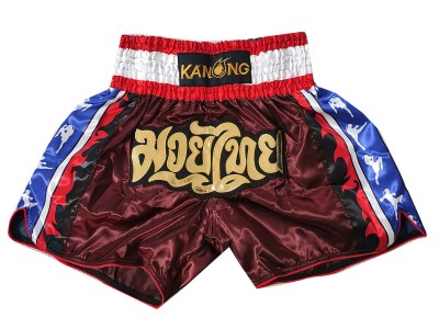 Kanong Muay Thai broekjes : KNS-149-Marineblauw Kanong Muay Thai broekjes : KNS-149-Marineblauw