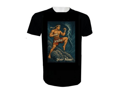 Naam toevoegen Muay Thai kickboks T-shirt : KNTSHCUST-027