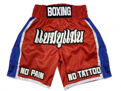 Boksshort op maat met naam : KNBXCUST-2051-Rood