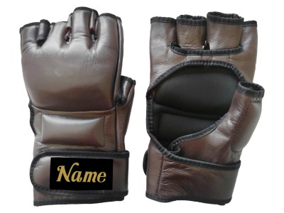Gepersonaliseerde MMA handschoenen : KNGCUST-MMA-Bruin