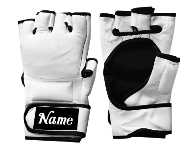 Gepersonaliseerde MMA handschoenen : KNGCUST-MMA-Wit