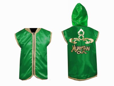 Kanong boks jas met capuchon / boksjack met capuchon : 121-Groen