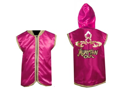 Kanong boks jas met capuchon / boksjack met capuchon : 121-Roos