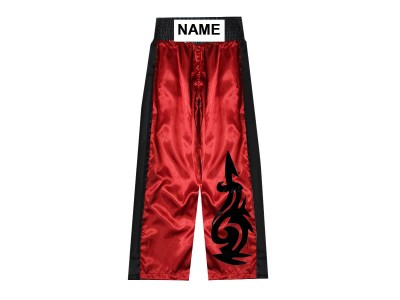 Kickboks broekje ontwerpen : KNPANTS-003-Rood