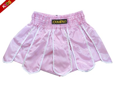 Kanong Muay Thai kickboks broekje kind : KNS-139-Roze-K