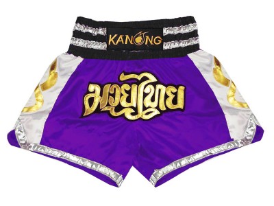 Kanong Muay Thai broekjes : KNS-141-Paars