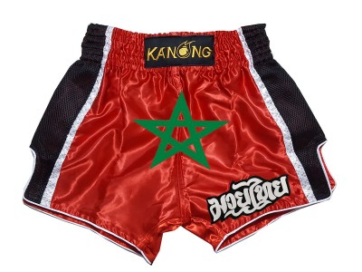 Aangepaste Thaise boksshorts : KNSCUST-1261-Marokko