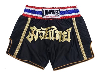 Lumpinee kick boks Broekjes : LUMRTO-006-Zwart