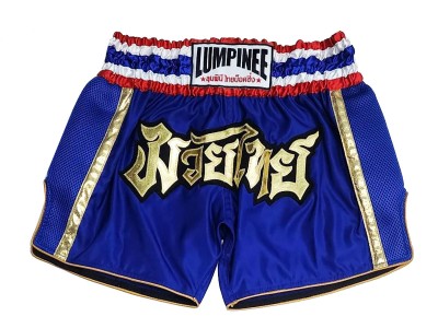 Lumpinee kick boks Broekjes : LUMRTO-006-Blauw