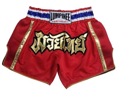 Lumpinee kick boks Broekjes : LUMRTO-006-Rood