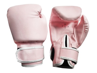 Kanong Muay Thai handschoenen kind : Effen roze