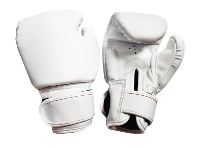 Kanong Muay Thai handschoenen kind : Effen wit