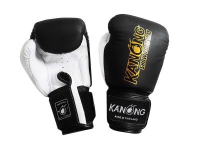 Kanong Kick boks Handschoenen : Zwart