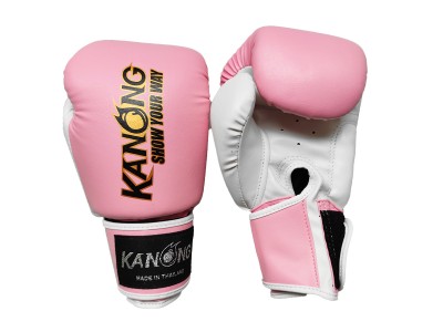 Kanong Muay Thai Handschoenen : lichtroze