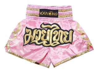 Kanong Muay Thai kickboks broekje : KNS-121-Roze