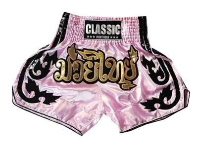 Classic kickboks broekjes : CLS-016-Roze