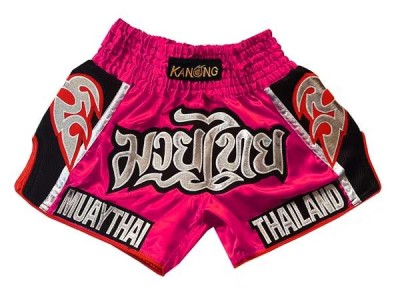 Kanong Retro Muay Thai broekjes Dames‎ : KNSRTO-207-Roze