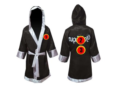 Kinder Muay Thai Kick boks gewaad boksjas met naam