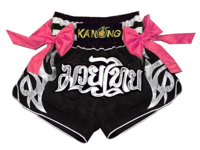 Kanong Muay Thai broekje : KNS-127-Zwart