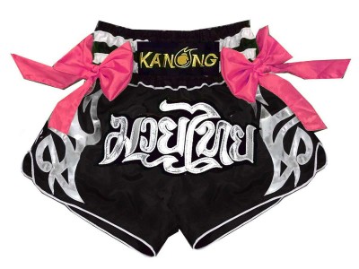 Kanong Muay Thai broekje Heren : KNS-127-Zwart