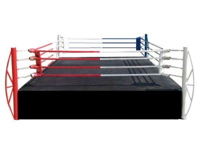 Gepersonaliseerde Muay Thai Boksring 4x4m bedrukt met logo