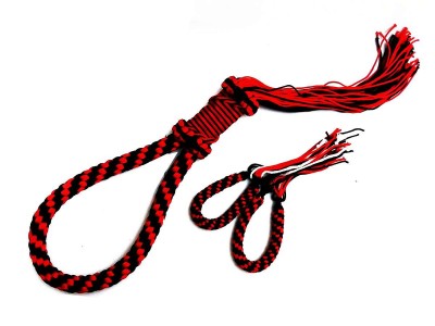 Muay Thai Mongkol en Prajiad Armbanden  : Zwart/Rood