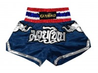 Kanong Kickboks  broekje Heren : KNS-125-Marineblauw Olifant 
