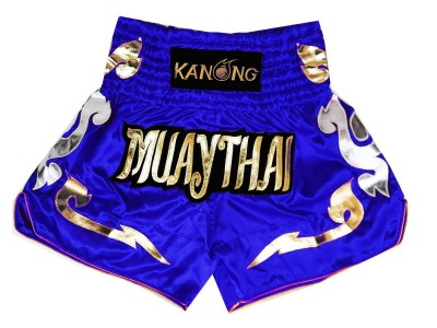 Kanong Muay Thai broekje : KNS-126-Blauw