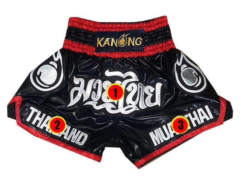 Muay Thai broekjes Ontwerpen- kickboks met naam | MuayThaiBoksen.com