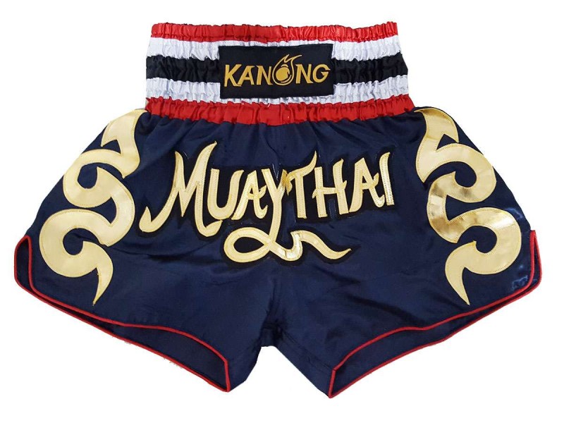 Kanong Muay Thai kickboks broekje : KNS-120-Marineblauw