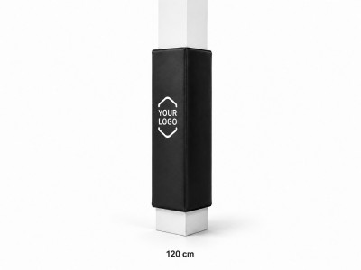 Gepersonaliseerde leren paalbekleding – Hoogte: 120 cm