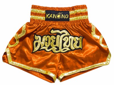 Kanong Muay Thai broekjes : KNS-121-Oranje
