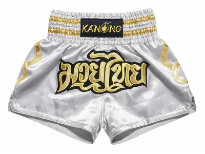 Kanong Muay Thai broekjes : KNS-121-Zilver
