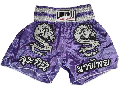 Lumpinee Muay Thai Shorts : LUM-038-Paars