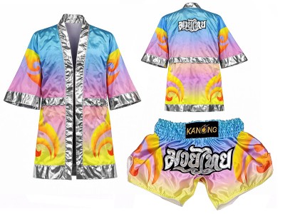 Kickboksset - Gepersonaliseerde boksjurk en Muay Thai broekje : SET-508