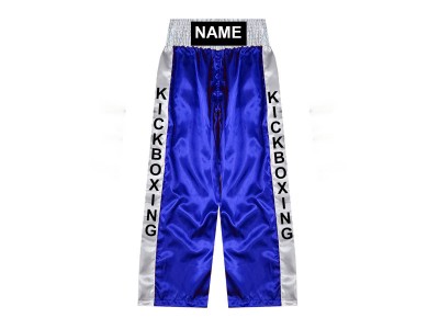 Kickboksbroek ontwerpen : KNPANTS-001-Blauw