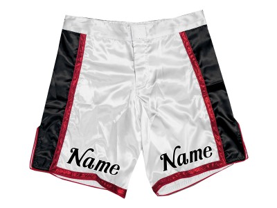 MMA broekje ontwerpen : Wit-Rood