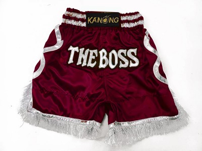  Boks broekje heren ontwerpen : KNBXCUST-2048-Maroon