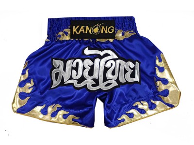Kanong Muay Thai broekjes : KNS-145-Blauw