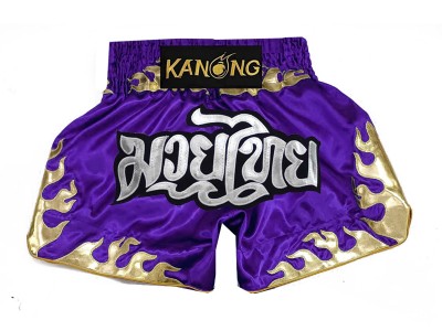 Kanong Muay Thai broekjes : KNS-145-paars