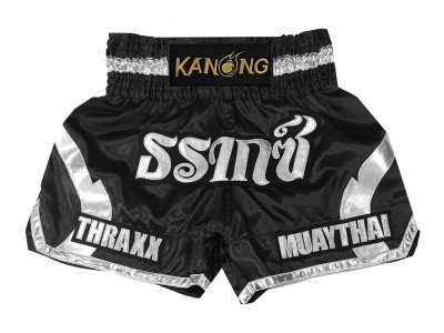 Muay Thai broek Ontwerpen : KNSCUST-1203 Zwart