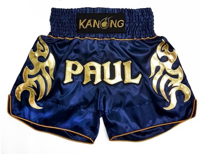 Muay Thai broek Ontwerpen : KNSCUST-1204 Marine