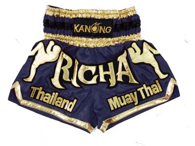 Muay Thai broek Ontwerpen : KNSCUST-1227 Zwart