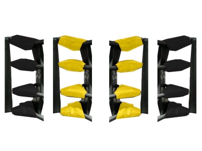 Muay Thai Ring's Spanschroef Covers (set van 16) : Geel / Zwart