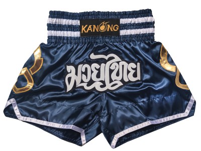 Kanong Muay Thai broekjes : KNS-143-Marineblauw