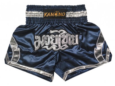 Kanong Muay Thai broekjes : KNS-144-Marineblauw