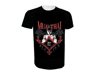Naam toevoegen Muay Thai kickboks T-shirt: KNTSHCUST-001