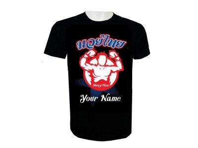 Naam toevoegen Muay Thai kickboks T-shirt: KNTSHCUST-003
