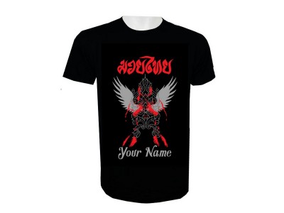 Naam toevoegen Muay Thai kickboks T-shirt: KNTSHCUST-007