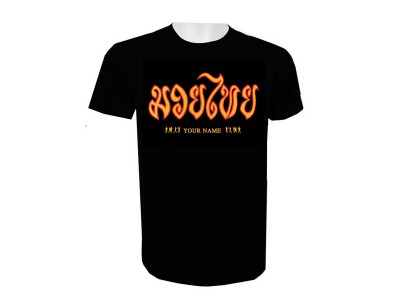 Naam toevoegen Muay Thai kickboks T-shirt: KNTSHCUST-008